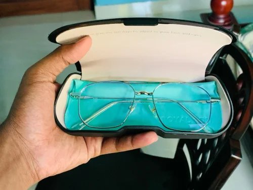 Royal Son Blue Ray Cut Computer Glasses for Eye Protection Men Square Spectacles Frame- SF0020-C2 photo review