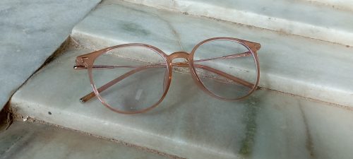 Royal Son Round Pink Computer Eyeglasses Frame For Women - SF0089-C3 photo review